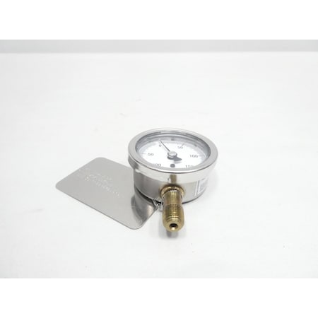 Ashcroft DURALIFE 2-3/4IN 1/4IN -100-150KPA NPT PRESSURE GAUGE 25 1009AW 02L